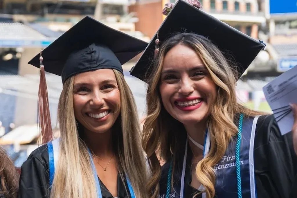NU graduates at commencement in Petco Park